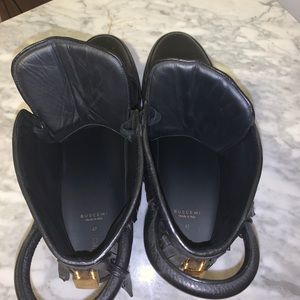 Brand Black and Gold Buscemi’s 100mm leather men